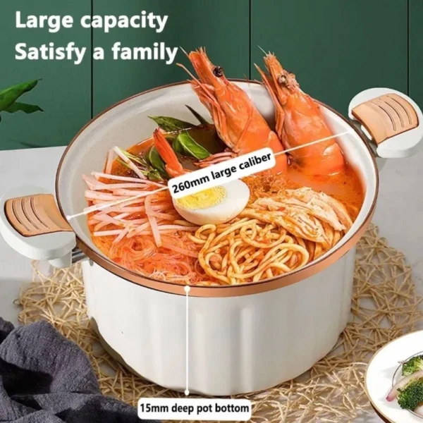 Micro Pressure Roma Pot Non Stick Pot Roma Style Multifunction Stew Pot Cooking Pot