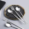 Stainless Steel Dinnerware Set Fork Spoon Flatware Set