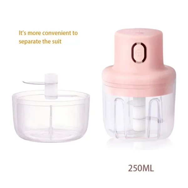 Portable Cordless USB Rechargeable Mini Chopper Blender